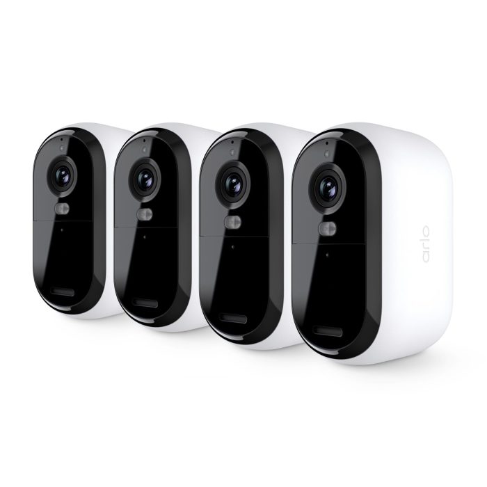 Arlo – Essential 4-Camera Outdoor Wireless 2K Security Camera (2nd Generation) with Yard Sign – White Sansujyuku sansujyuku.com