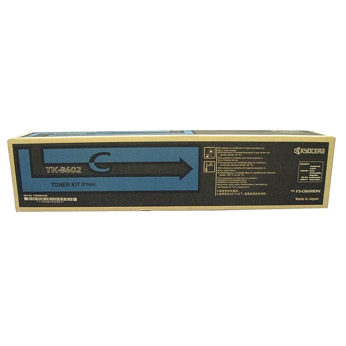 Kyocera TK-8602C Cyan Standard Yield Toner Cartridge Sansujyuku sansujyuku.com