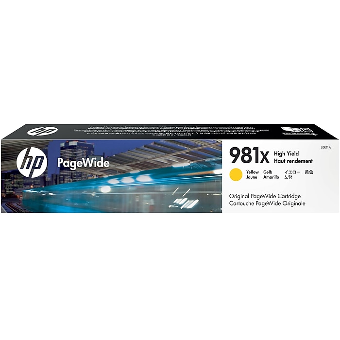 HP 981X Yellow High Yield Ink Cartridge (L0R11A) Sansujyuku sansujyuku.com