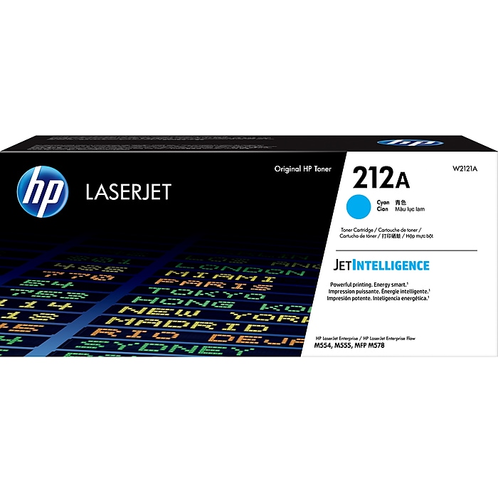 HP 212A Cyan Standard Yield Toner Cartridge, Prints Up to 4,500 pages (W2121A) Sansujyuku sansujyuku.com