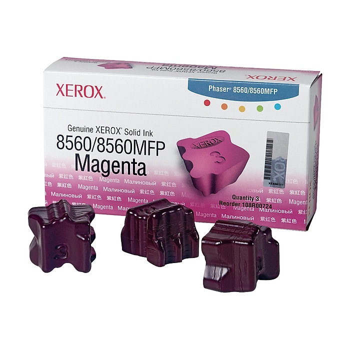 Xerox 108R00724 Magenta Standard Yield Ink Cartridge, 3/Pack Sansujyuku sansujyuku.com