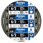 Southwire 125-ft 6/2 Romex SIMpull Stranded Indoor CU NM-B W/G Individual Pack (By-the-roll) 28894402 Sansujyuku sansujyuku.com