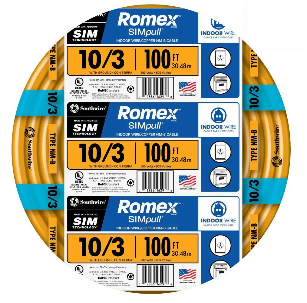 Southwire 100-ft 10/3 Romex SIMpull Solid Indoor CU NM-B W/G Individual Pack (By-the-roll) 63948426 Southwire 100-ft 10/3 Romex SIMpull Solid Indoor CU NM-B W/G Individual Pack (By-the-roll) 63948426 Sansujyuku sansujyuku.com