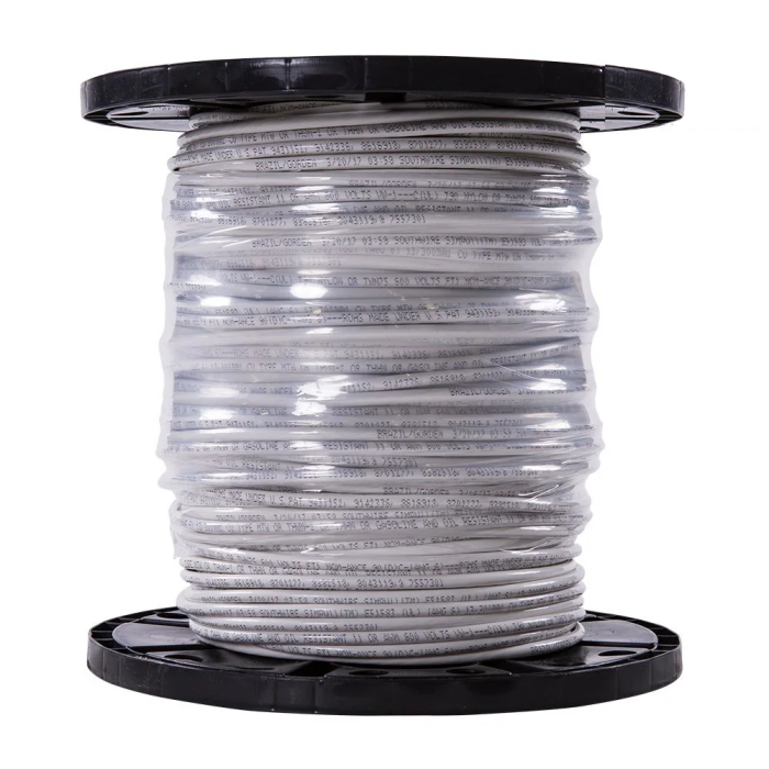 Southwire SIMpull 500-ft 6-AWG White Stranded Copper Thhn Wire (By-the-roll) 20494145 Sansujyuku sansujyuku.com