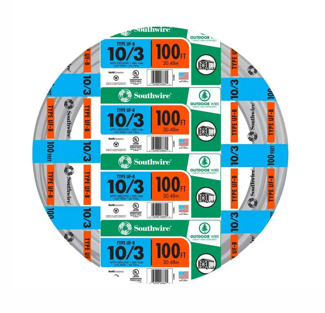 Southwire 100-ft 10/3 UF-B Wire W/G (By-the-roll) 13059123 Southwire 100-ft 10/3 UF-B Wire W/G (By-the-roll) 13059123 Sansujyuku sansujyuku.com