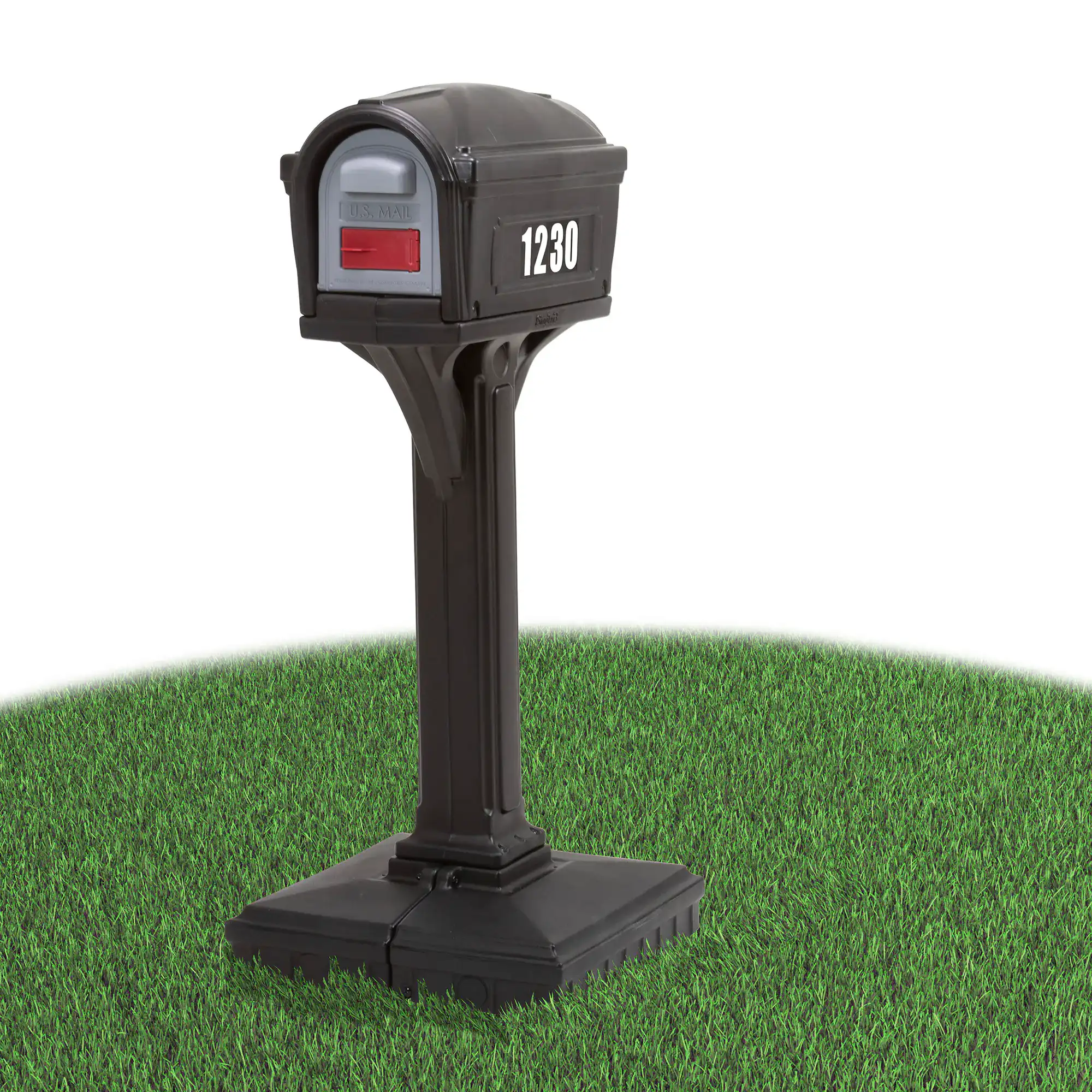Simplay3 Ground Mount Black Plastic Large Mailbox 42002R-04 Simplay3 Ground Mount Black Plastic Large Mailbox 42002R-04 Sansujyuku sansujyuku.com