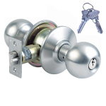 Premier Lock Keyed Alike Grade 2 Entry Door Stainless Steel Exterior Keyed Entry Door Knob Combo Pack (3-Pack) GR2S-3 Sansujyuku sansujyuku.com