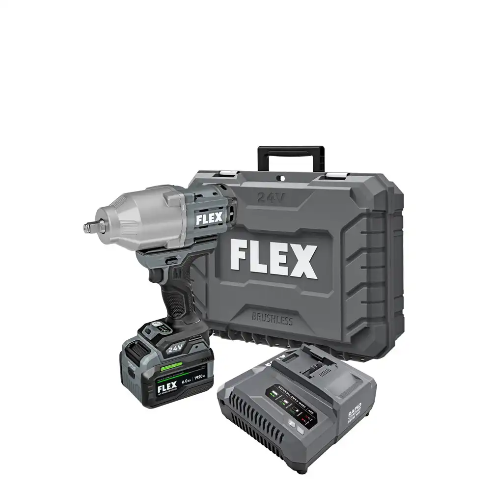 FLEX 24-volt Variable Speed Brushless 1/2-in Drive Cordless Impact Wrench (Battery Included) FX1471-1H FLEX 24-volt Variable Speed Brushless 1/2-in Drive Cordless Impact Wrench (Battery Included) FX1471-1H Sansujyuku sansujyuku.com