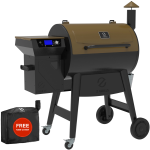 Z GRILLS ZPG-7002C3E 694-Sq in Bronze Pellet Grill, 8-in-1 BBQ Wood Fire Grill, Digital Temperature Control, Warming Rack, Stainless Steel Finish ZPG-7002C3E Sansujyuku sansujyuku.com