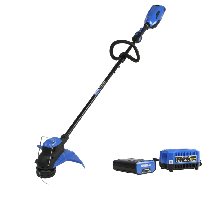 Kobalt 40-volt Max 15-in Straight Shaft Battery String Trimmer 2.5 Ah (Battery and Charger Included) KST 2540-06 Sansujyuku sansujyuku.com