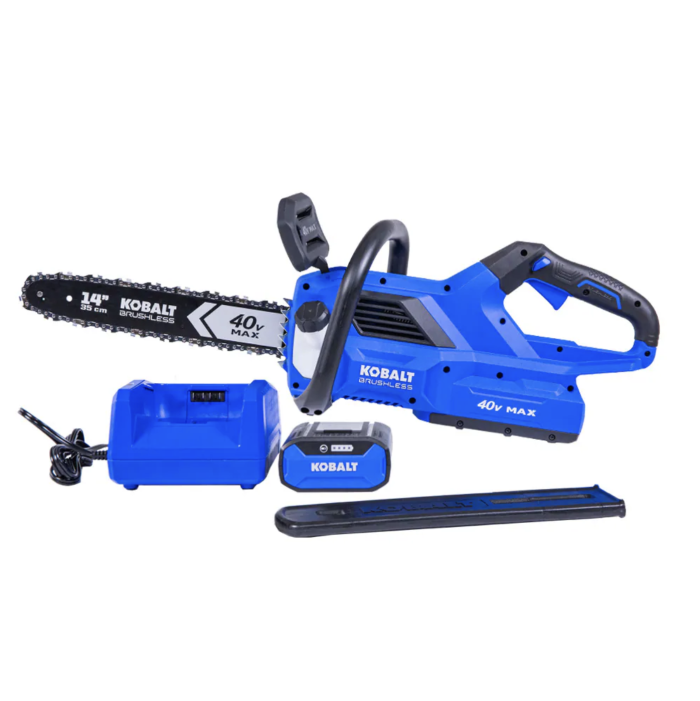 Kobalt Gen4 40-volt 14-in Brushless Battery 4 Ah Chainsaw (Battery and Charger Included) KCS 1040A-03 Sansujyuku sansujyuku.com