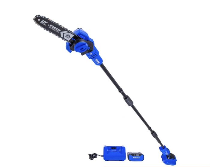 Kobalt Gen4 40-volt 10-in 2 Ah Battery Pole Saw (Battery and Charger Included) KPS 1040A-03 Sansujyuku sansujyuku.com