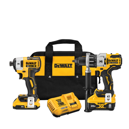 DEWALT XR POWER DETECT 2-Tool 20-Volt Max Brushless Power Tool Combo Kit with Soft Case (2-Batteries and charger Included) DCK299D1W1 Sansujyuku sansujyuku.com