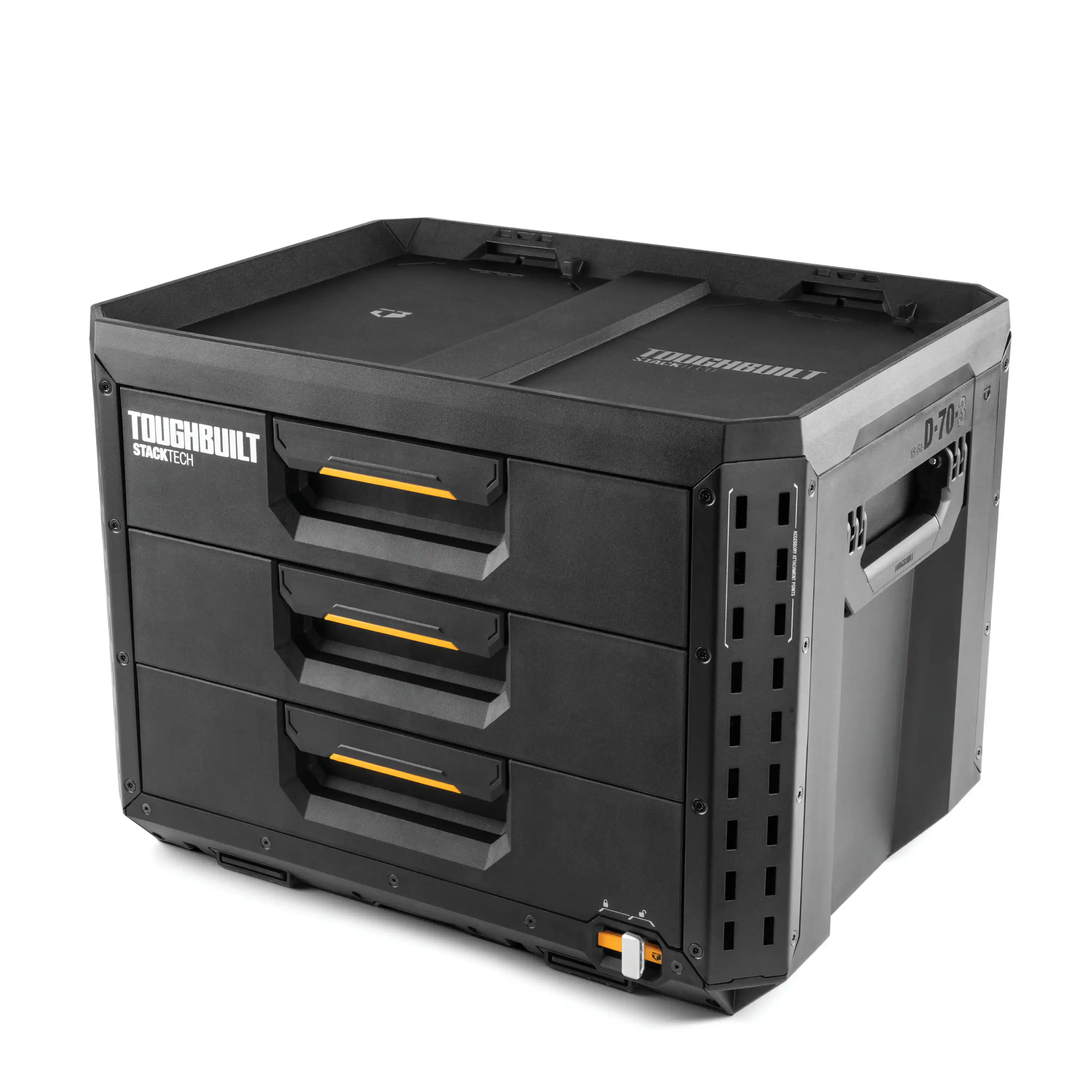 TOUGHBUILT STACKTECH XL 21-in W x 15.6-in H x 16-in D 3-Drawer Black Plastic/Metal Tool Box TB-B1-D-70-3 TOUGHBUILT STACKTECH XL 21-in W x 15.6-in H x 16-in D 3-Drawer Black Plastic/Metal Tool Box TB-B1-D-70-3 Sansujyuku sansujyuku.com