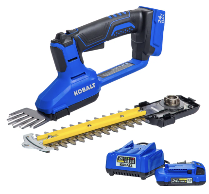 Kobalt 24-volt 8-in Battery Hedge Trimmer 2 Ah (Battery and Charger Included) KHT 224A-03 Sansujyuku sansujyuku.com