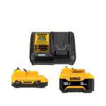 DEWALT 12-V 2-Pack Lithium-ion Battery and Charger (3 Ah and 5 Ah) Sansujyuku sansujyuku.com