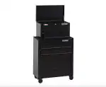 CRAFTSMAN 1000 Series 26.5-in W x 44.25-in H 5 Ball-bearing Steel Tool Chest Combo (Black) CMST22653BK Sansujyuku sansujyuku.com