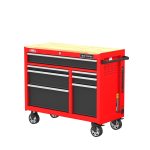 CRAFTSMAN 2000 Series 40.6-in L x 34-in H 7-Drawers Rolling Red Wood Work Bench CMST98271RB Sansujyuku sansujyuku.com