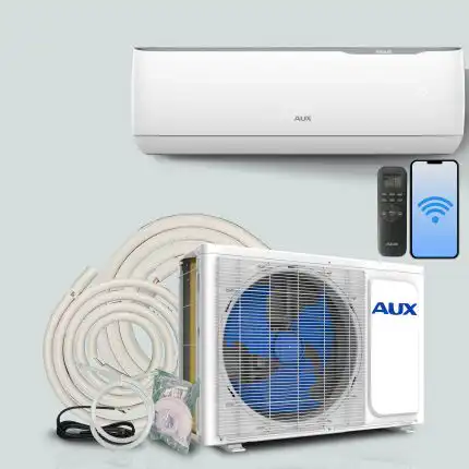 AUX Single Zone 12000-BTU 17 SEER Ductless Mini Split Air Conditioner Heat Pump Included with 12-ft Line Set 115-Volt ASWH12U3/JIR1D1US-C Sansujyuku sansujyuku.com