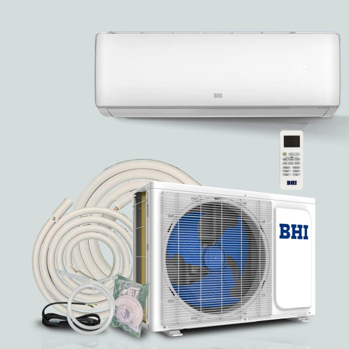 BHI Single Zone 12000-BTU 19 SEER Ductless Mini Split Air Conditioner Heat Pump Included with 16-2/5-ft Line Set 230-Volt BHI-12K230V-US-A Sansujyuku sansujyuku.com